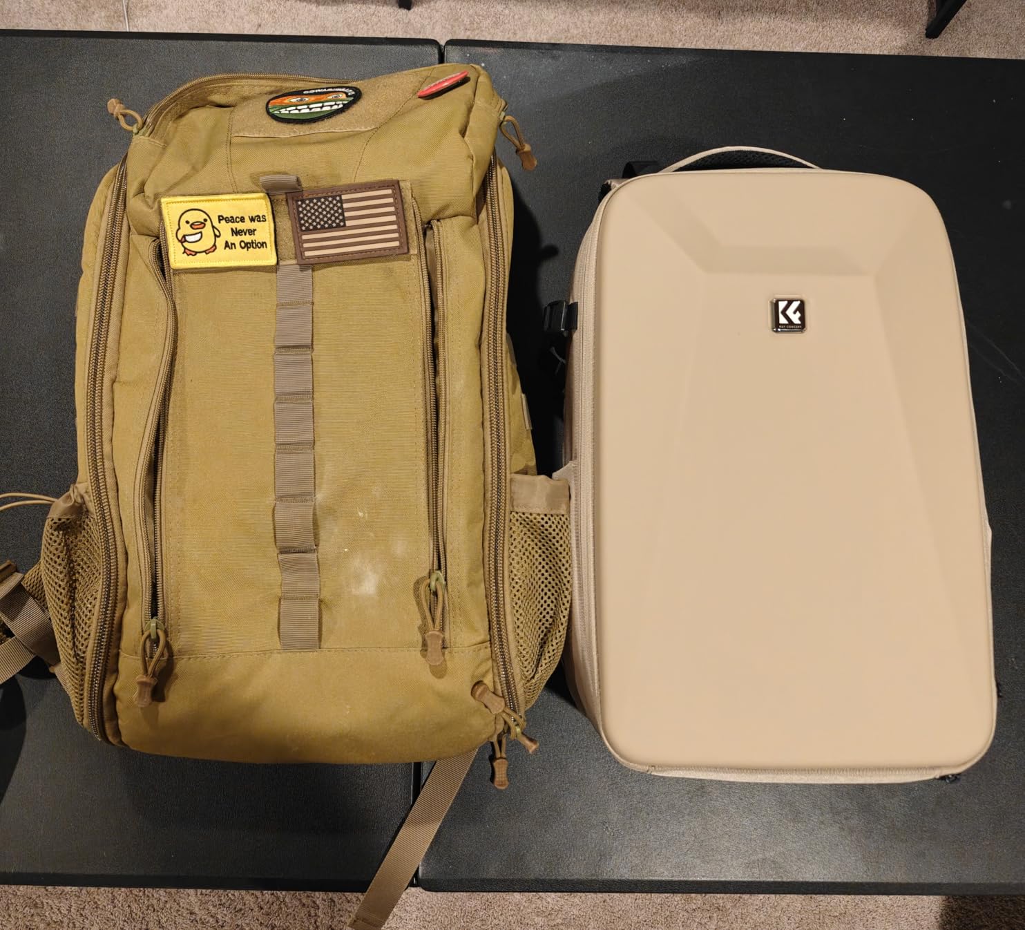 K&F CONCEPT Camera Backpack, Hardshell Photography DSLR Camera Bag with 15-15.6 Inch Laptop Compartment Waterproof Hard Shell Camera Case customer photo 2