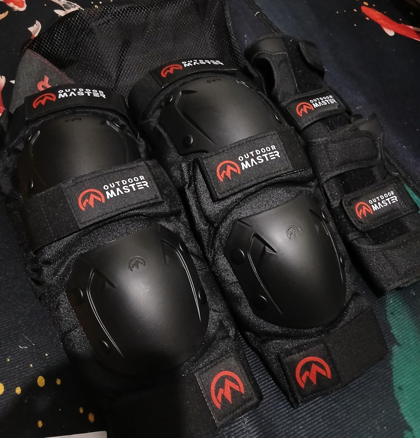 OutdoorMaster Knee Pads for Skating Knee and Elbow Pads for Adult &Youth - Skateboard Protective Gear with Wrist Guards 3 in 1 Saver Series for Skate customer photo 1