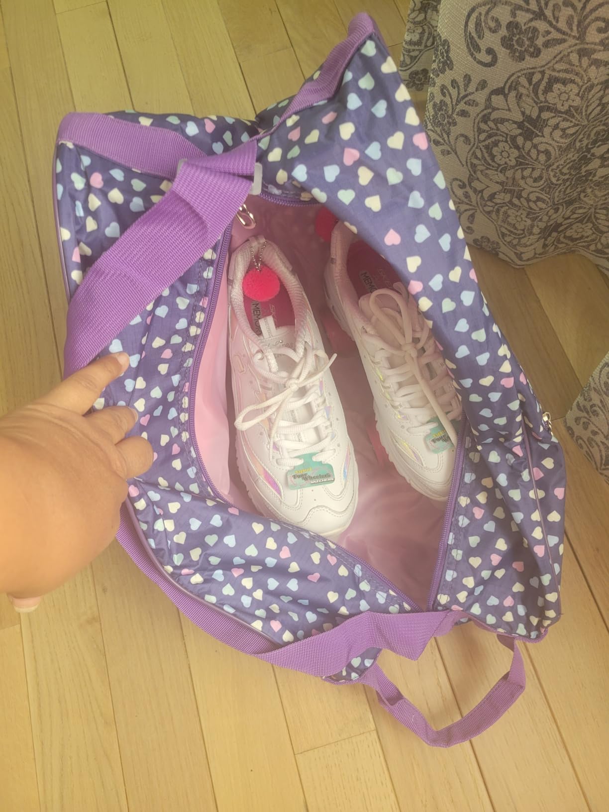 Skate Bags for Roller Skates, Ice Skates, Quad Skates, Inline Skates, Rollerblades, Figure Skates, Skate Accessories for Kids and Adults customer photo 2