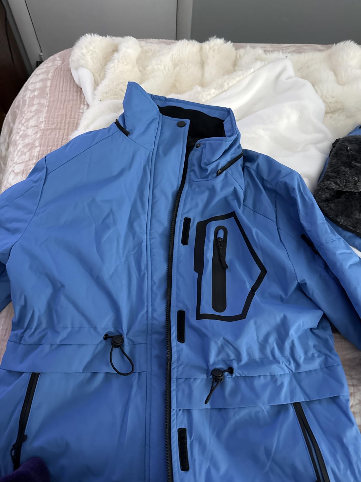 Graphene Heated Jacket For Women 12V 18400mAh Fast Charge With Large Capacity customer photo 2