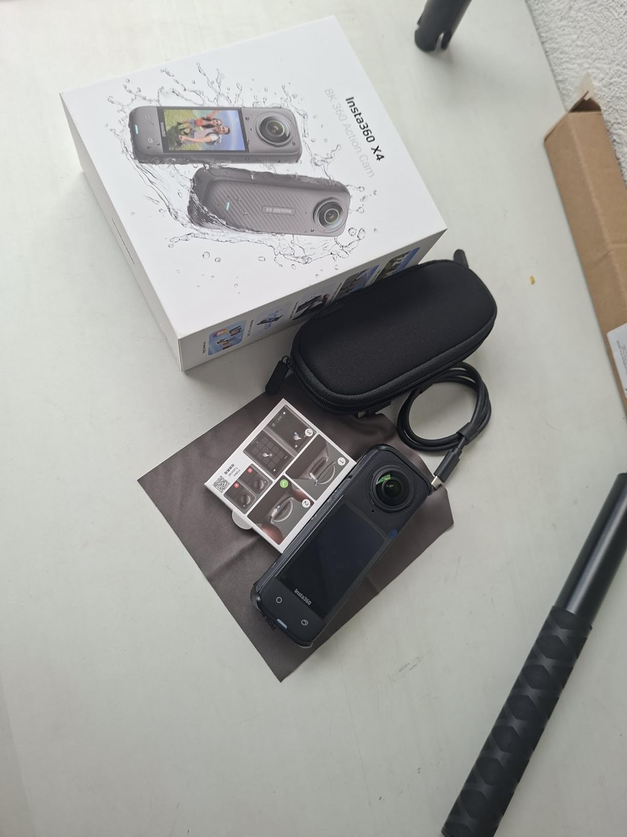 Insta360 X4 Standard Bundle - Waterproof 8K 360 Action Camera, 4K Wide-Angle Video, Invisible Selfie Stick Effect, Removable Lens Guards, 135 Min Battery Life, AI Editing, Stabilization customer photo 2