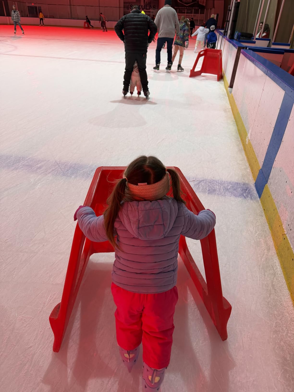 Nattork Adjustable Kids Ice Skates - 4 Size Adjustable Hockey Lace-Up Skates customer photo 1