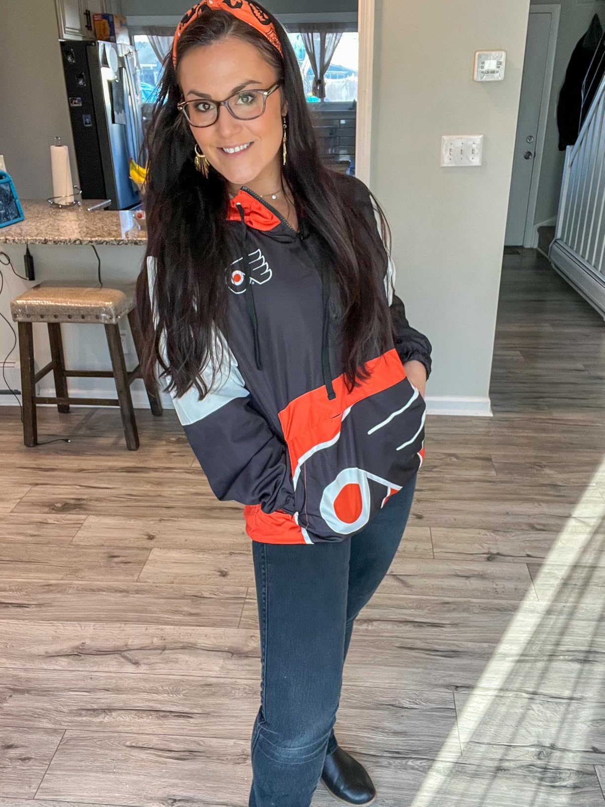 FOCO NHL Mens Nhl Team Logo Warm-up Windbreaker Jacket customer photo 1