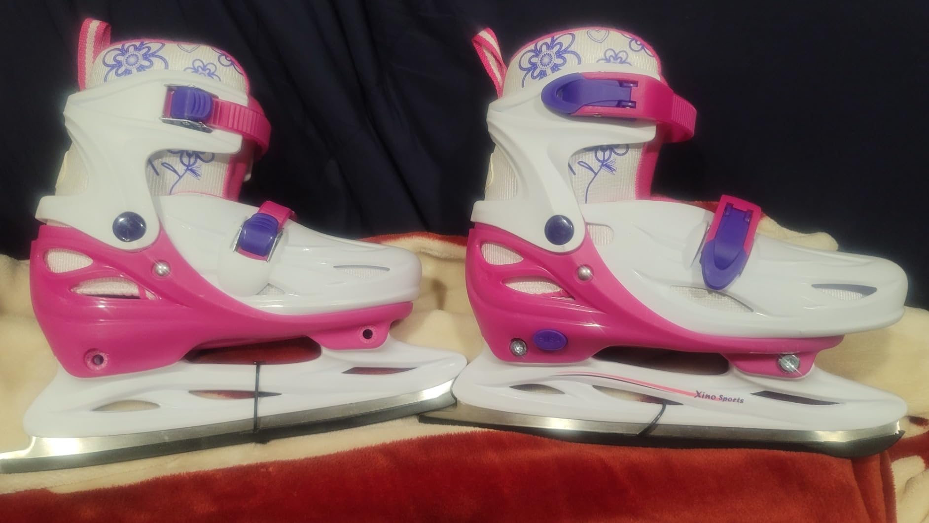 Xino Sports Adjustable Ice Skates for Girls and Boys customer photo 1