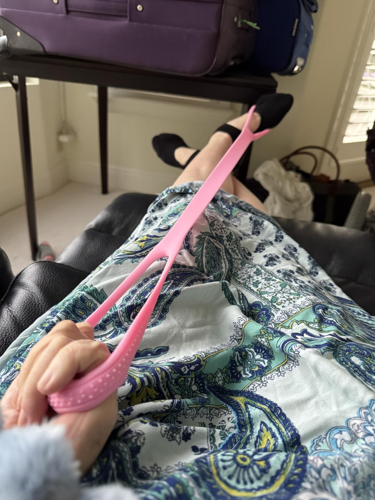 Figure 8 Resistance Band with Handles, Elastic Bands for Working Out, Arm, Back, Shoulder Training Elastic Ropes, Exercise Equipment for Yoga, Pilates, Physical Therapy Stretching customer photo 1