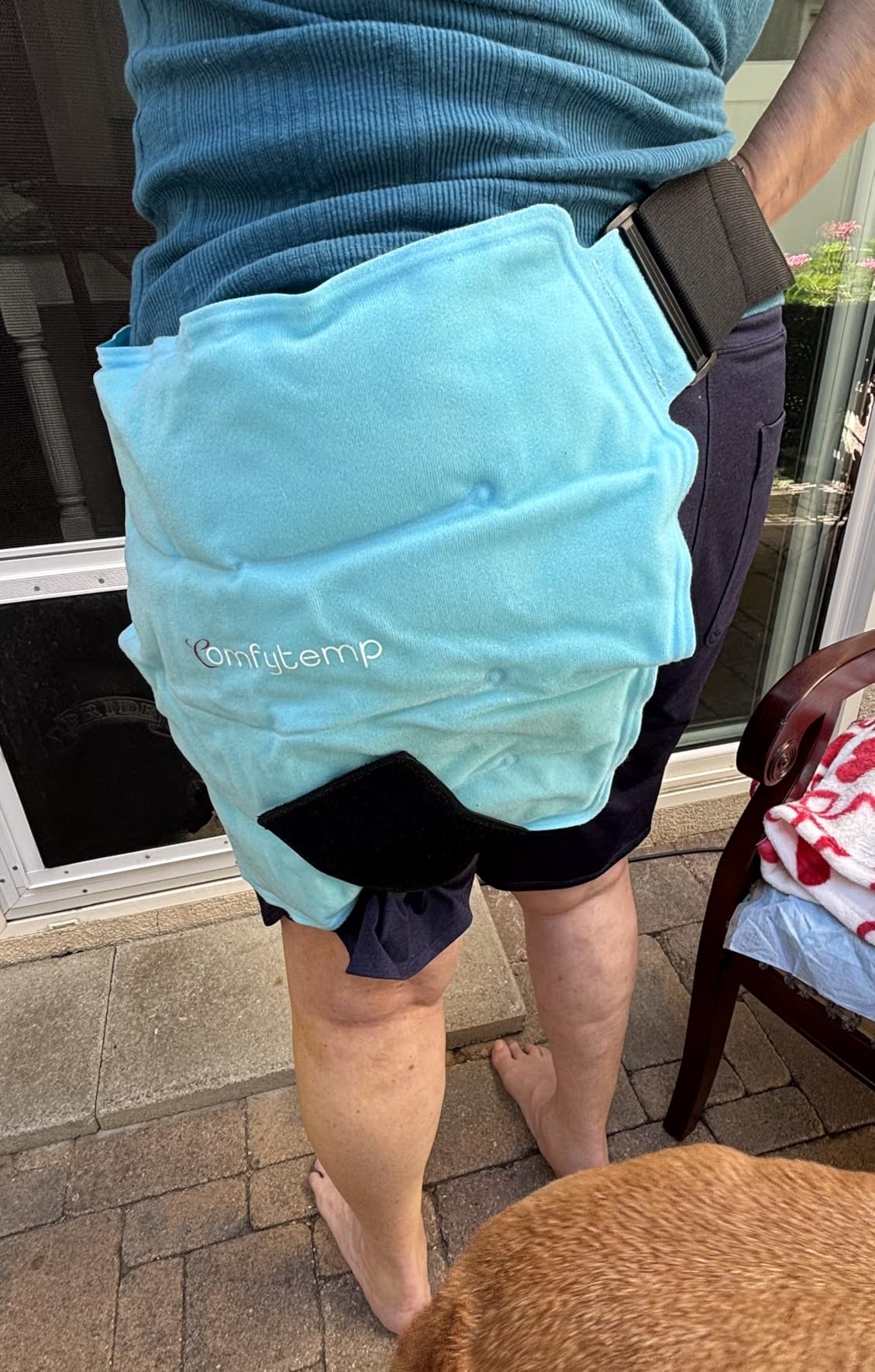 Comfytemp Hip Ice Pack Wrap for Sciatica Pain Relief, Hip Replacement Kit After Surgery, Reusable Gel Ice Pack for Injuries, Hot Cold Compress Recovery Items Physical Therapy for Men Women (L/XL/2XL) customer photo 1