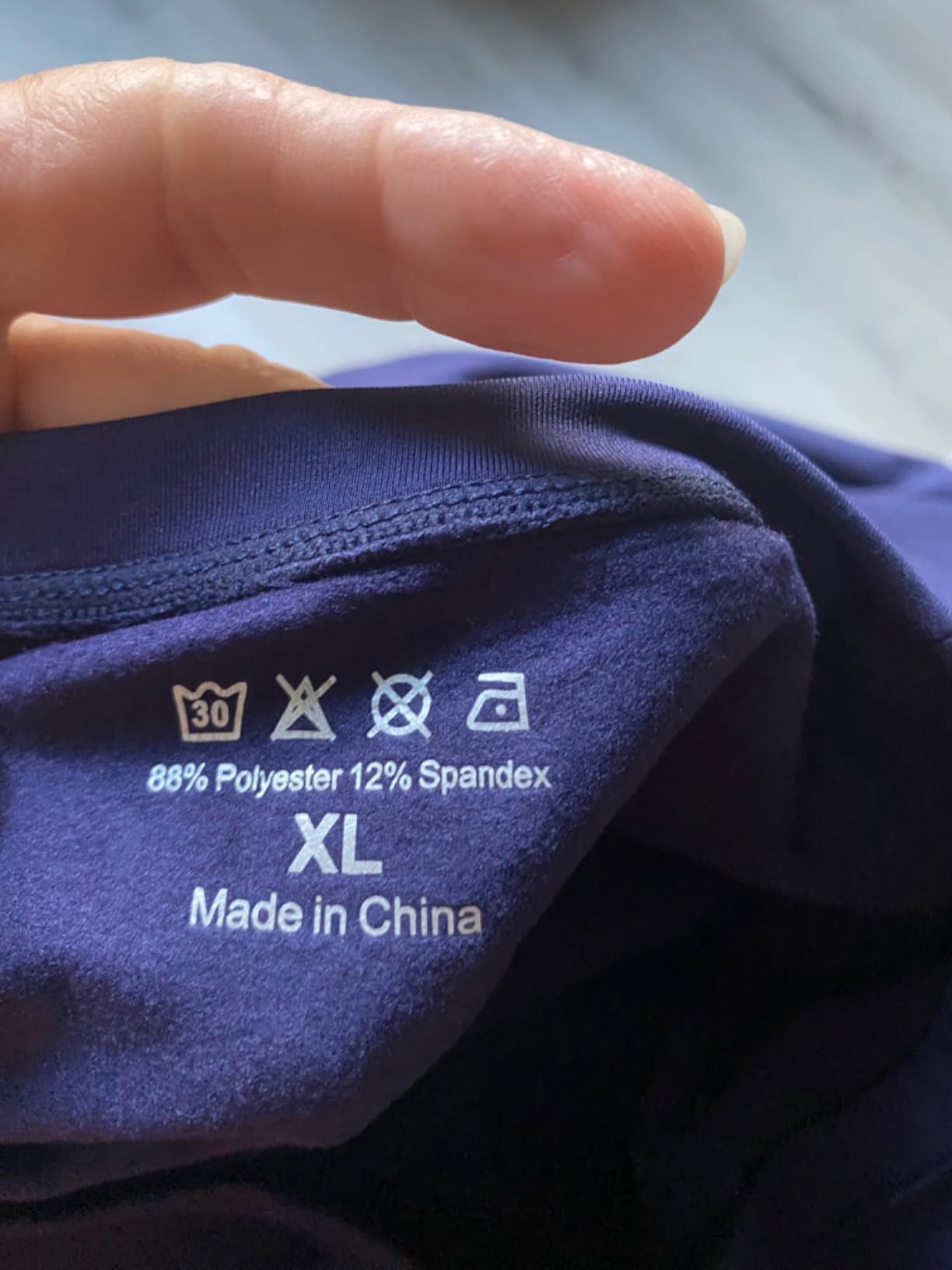 Men's Thermal Compression Shirt Fleece Lined Long Sleeve Athletic Base Layer customer photo 2