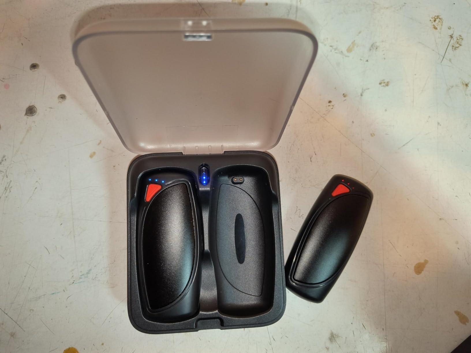 Hand Warmers Rechargeable with Charge Case, 2 Packs 14,000mAh Electric Hand Warmer Battery Powered Dual Sided Reusable Long Battery Life Portable Pocket Heater customer photo 2