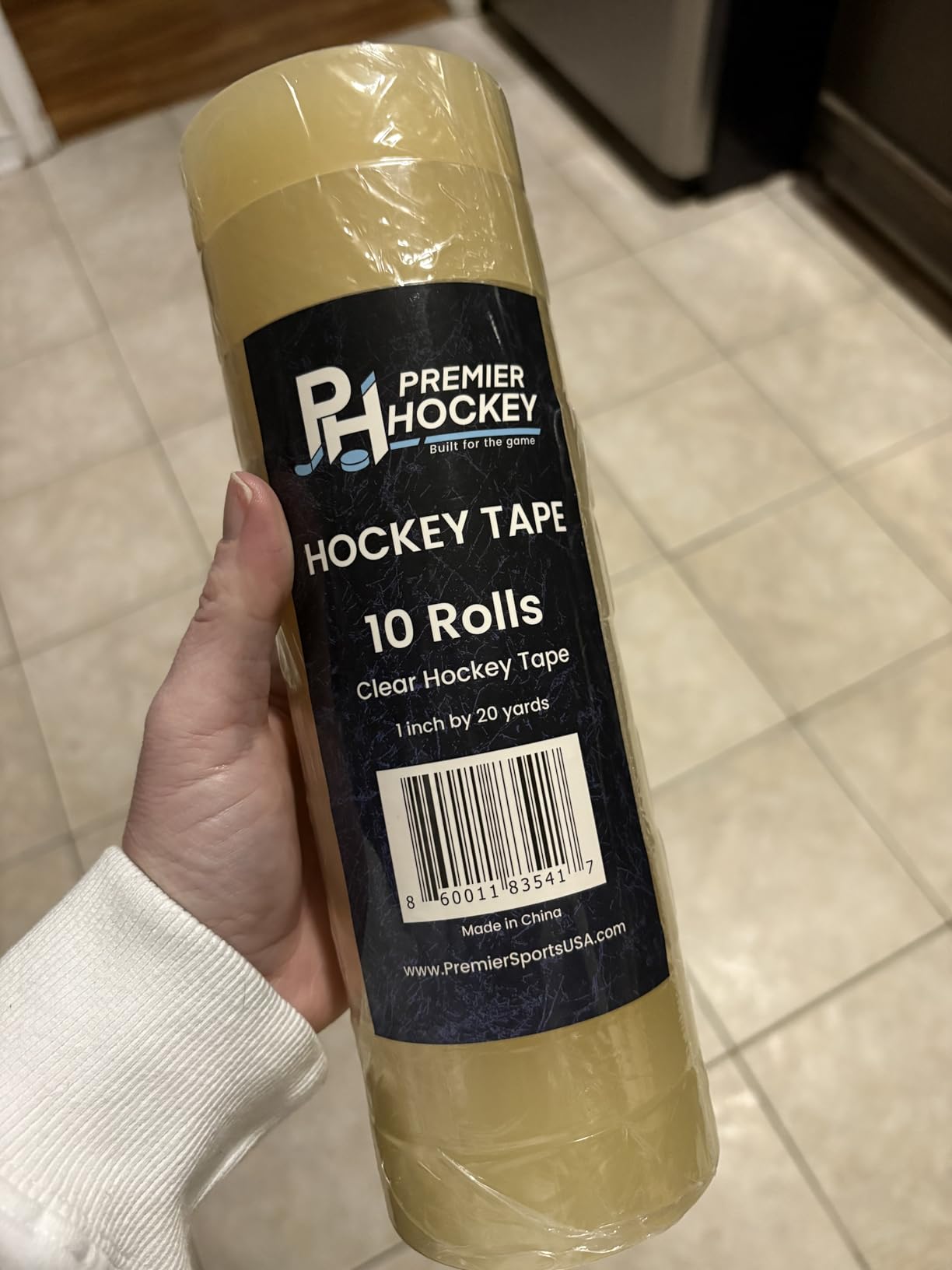 Premier Sports - 10-Pack Hockey Tape - Cloth Stick Tape & Clear Shin Pad Tape - Strong Grip & Durable Adhesive - Multipurpose Hockey Tape - Pro Grade customer photo 1