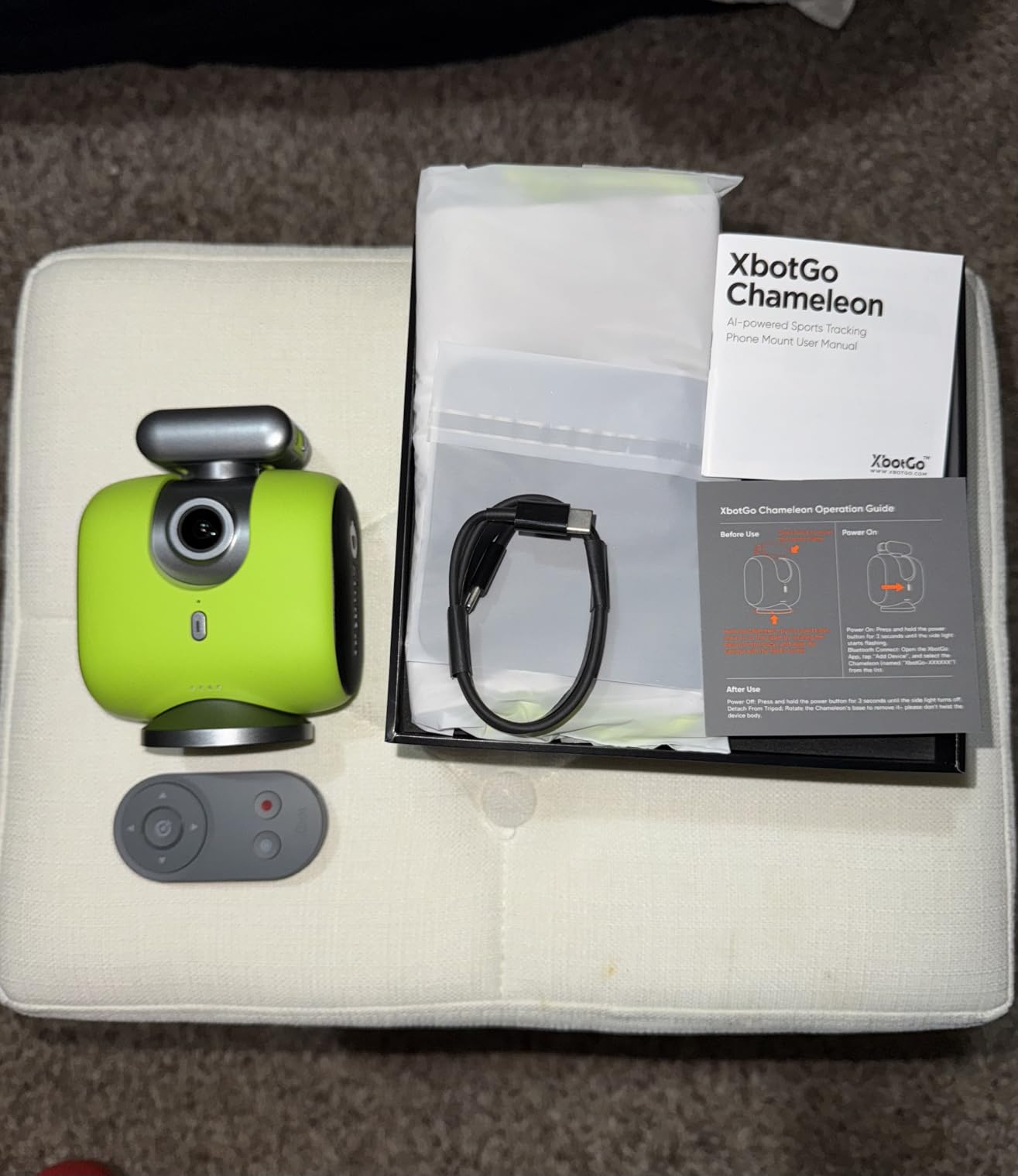 XbotGo Chameleon AI Auto Sports Action Camera - 4K 60FPS Soccer Camera and Basketball Tracking Camera for Team Sports, Live Streaming, No Subscription, Works with iOS & Android customer photo 2