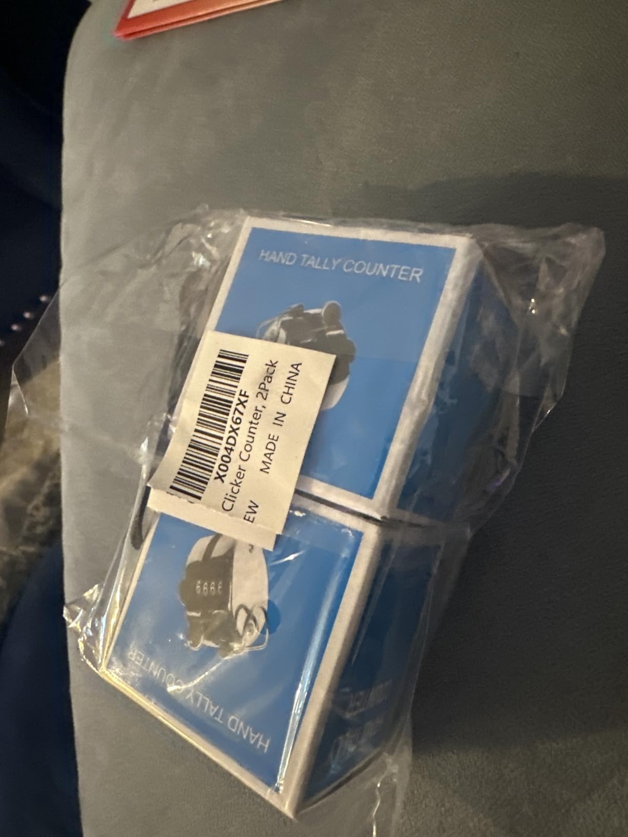 Decymis 2 Pack Clicker Counter, Metal Hand Tally Counter Clicker, 4 Digit Mechanical Palm Click Counter for Counting Numbers, Coaching, Sports Events Count customer photo 1