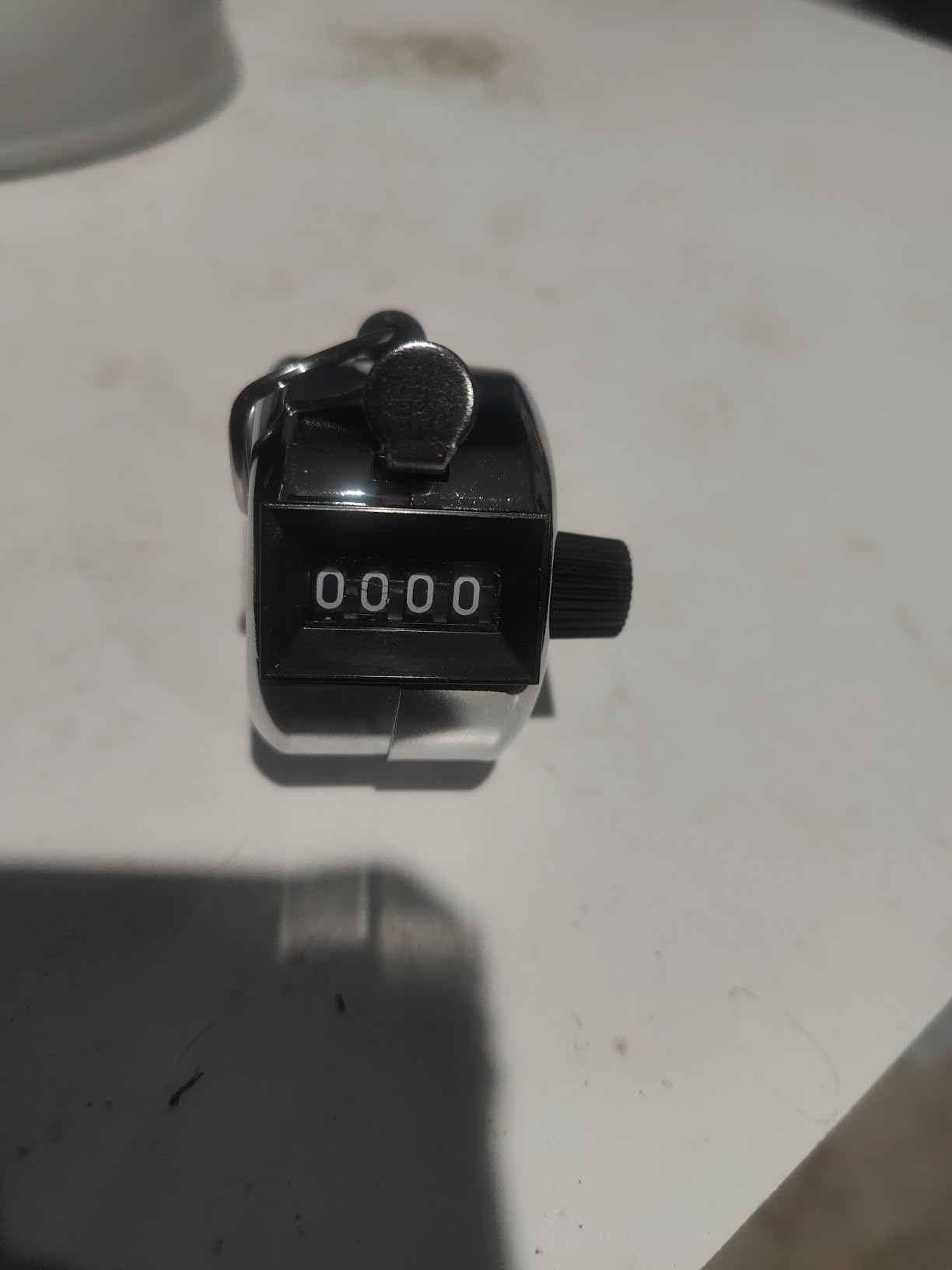 Decymis 2 Pack Clicker Counter, Metal Hand Tally Counter Clicker, 4 Digit Mechanical Palm Click Counter for Counting Numbers, Coaching, Sports Events Count customer photo 2