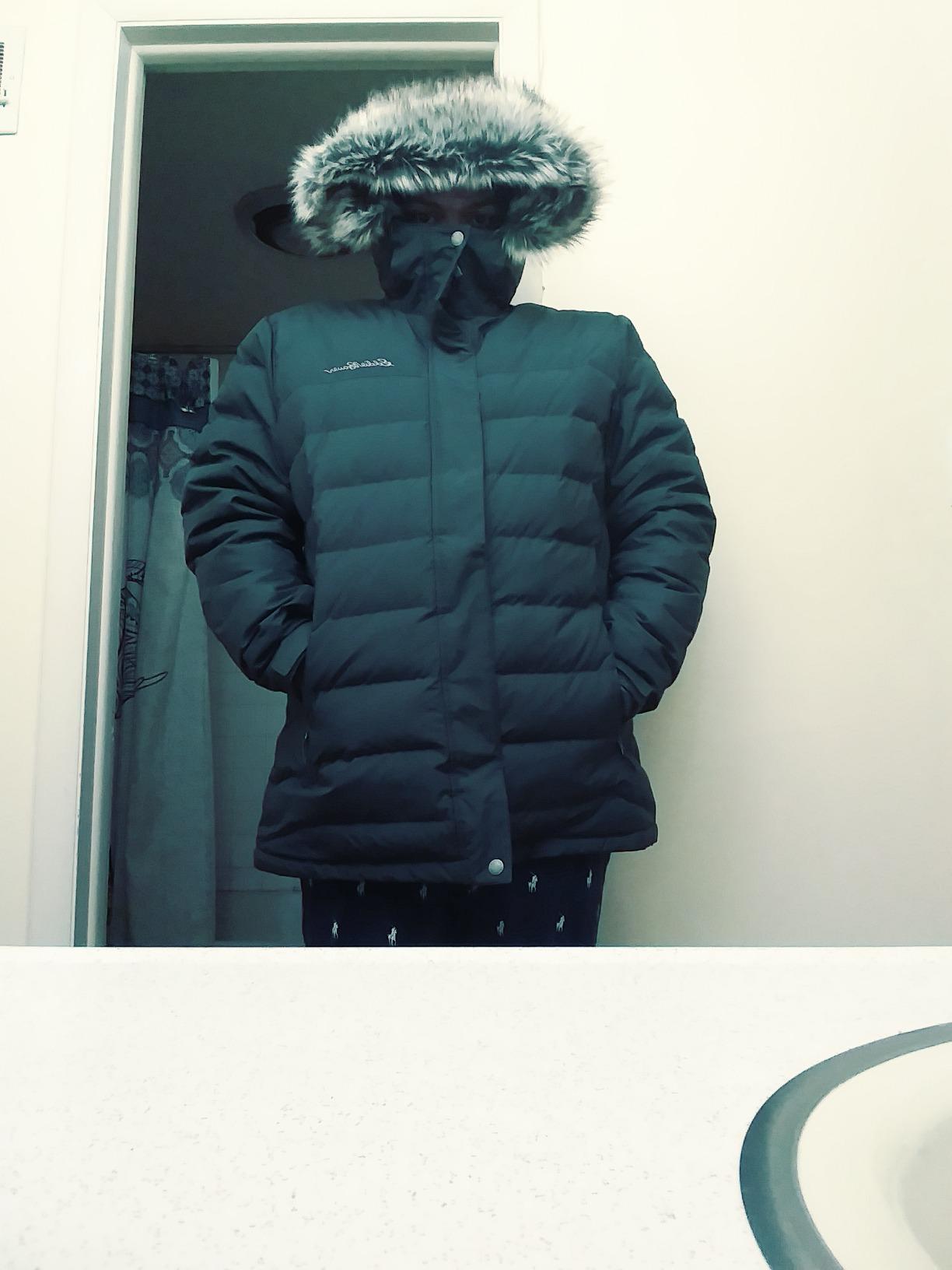 Eddie Bauer Men's Boundary Pass Down Hooded Parka customer photo 2