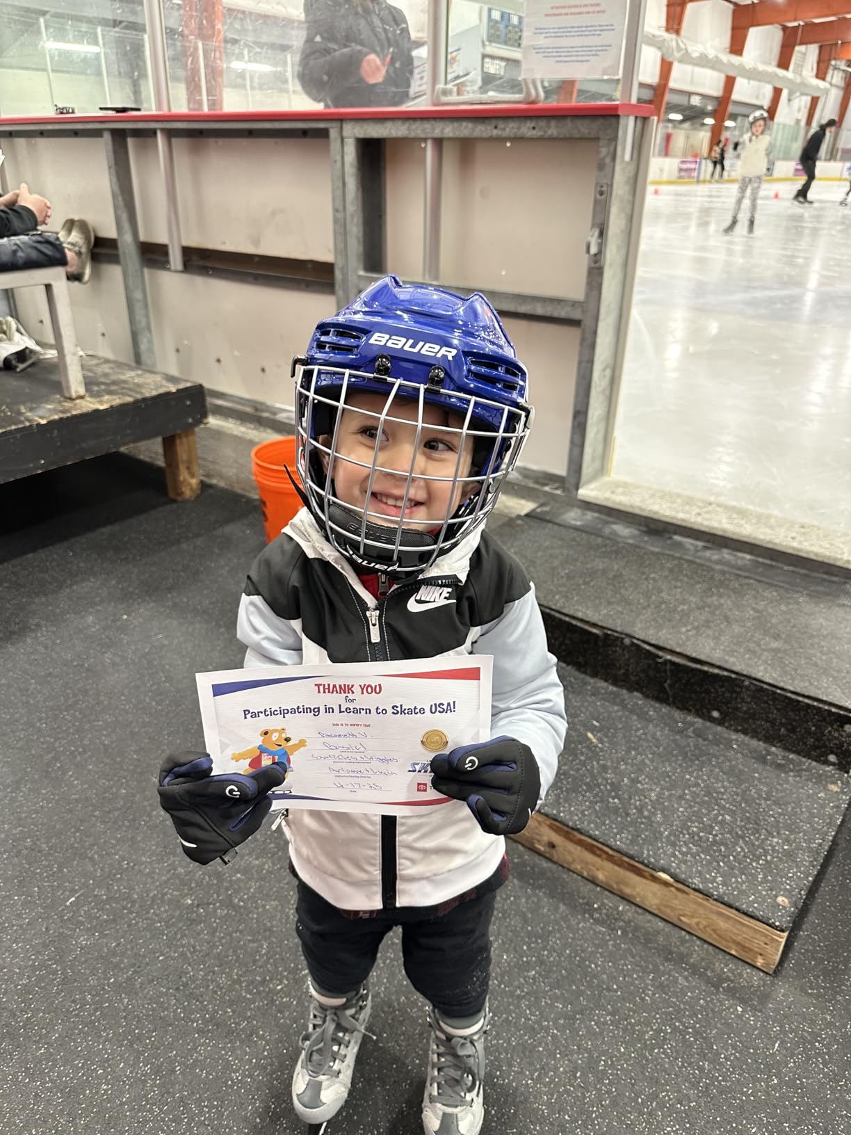 Bauer Prodigy Hockey Helmet Combo with Facemask Cage, Youth Size customer photo 3