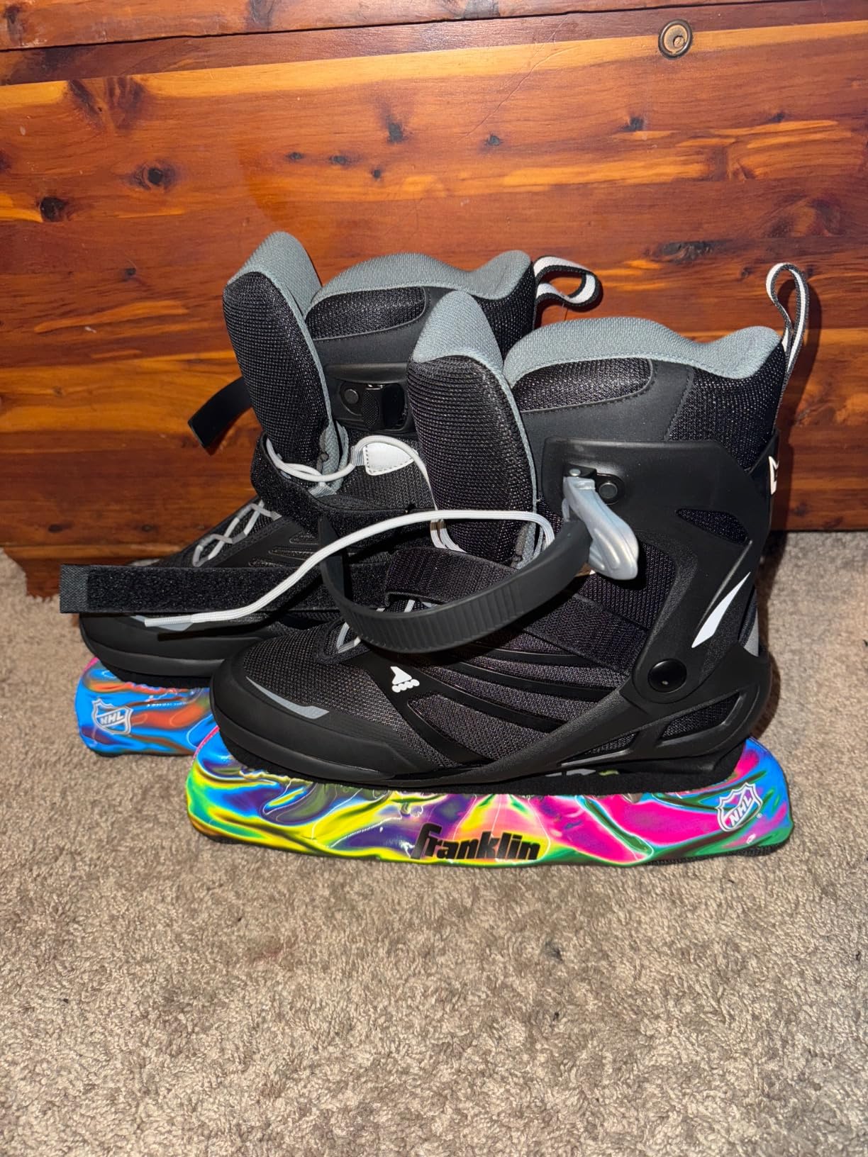 Franklin Sports NHL Hockey Skate Guards - Adult + Youth Blade Covers for Ice Hockey Skates customer photo 1