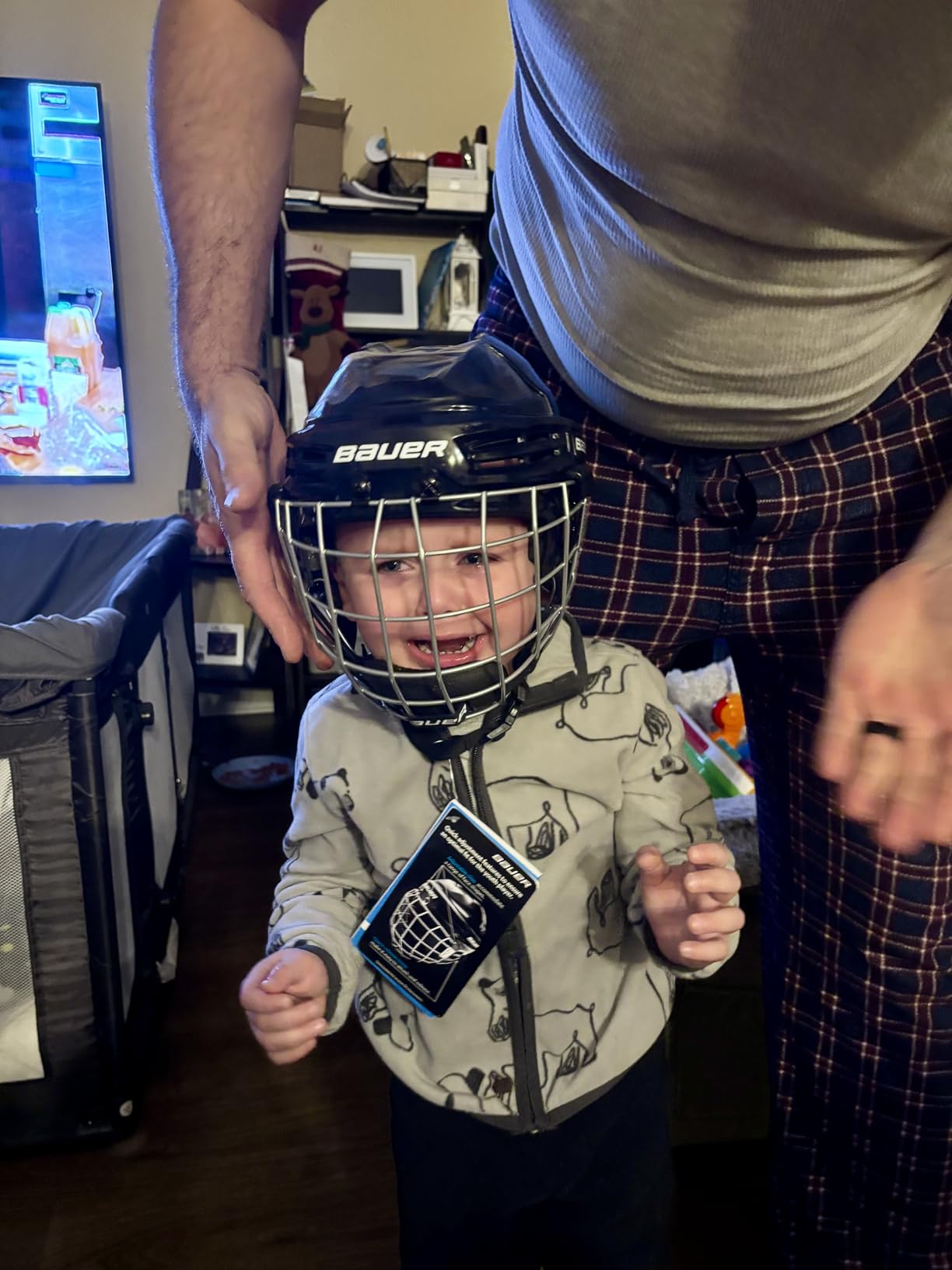 Bauer Prodigy Hockey Helmet Combo with Facemask Cage, Youth Size customer photo 2