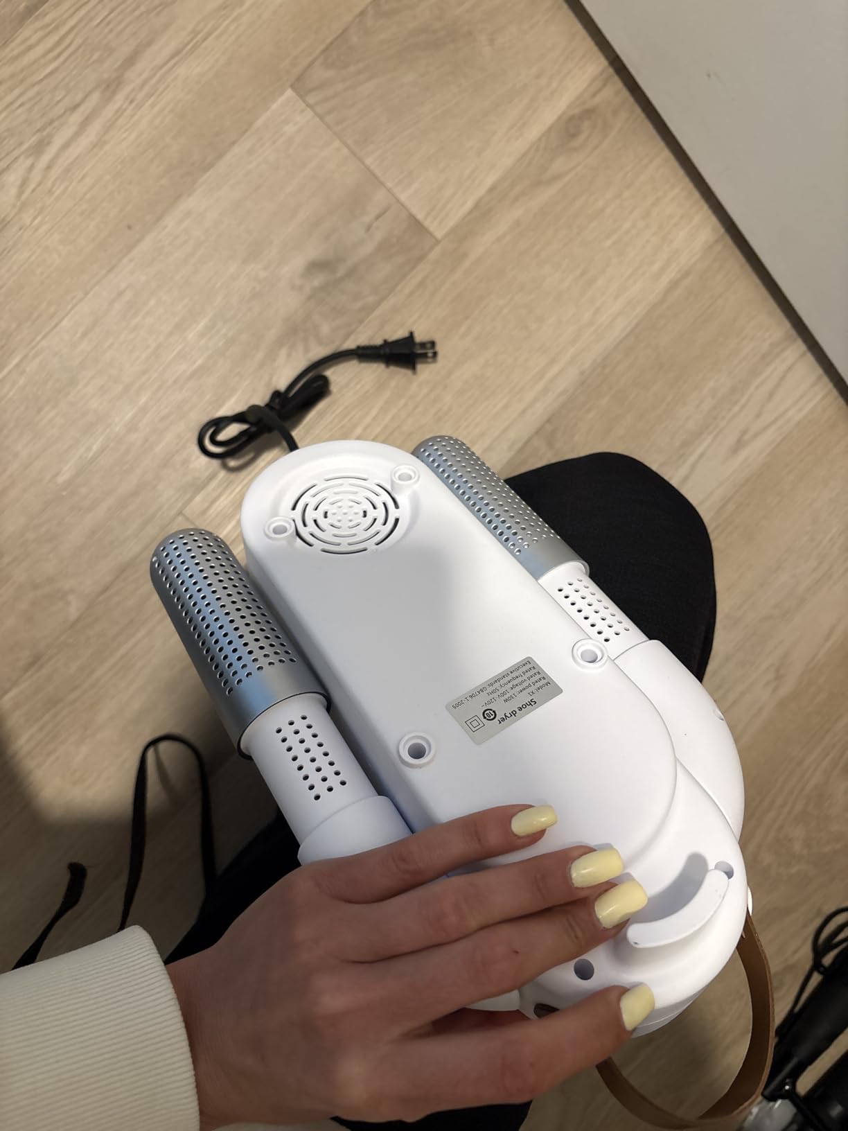 Boxing Glove Dryer with Intelligent Timer, Constant Temperature Punching Gloves Dryer for Kids and Adults Effectively Eliminates Odors customer photo 2