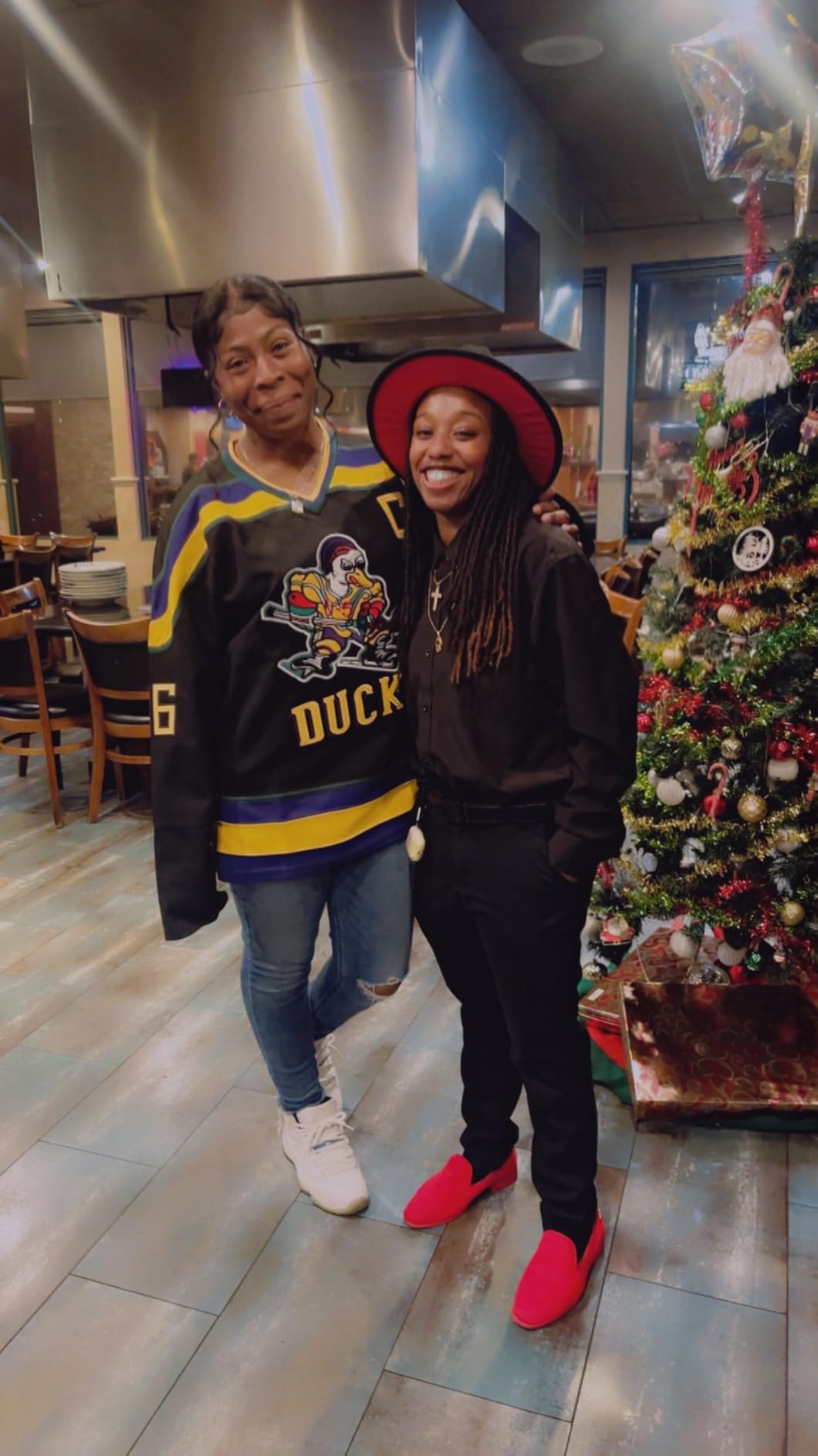 Mighty Ducks Jersey Movie Ice Hockey Jersey Charlie Conway #96 Adam Banks #99, 90S Hip Hop Clothing for Party with Kids＆Adult customer photo 1