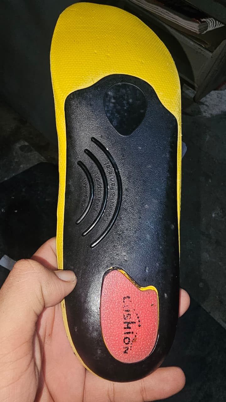 WalkHero Heavy Duty High Arch Support Insoles, 220+lbs High Arch Support Orthotics Inserts for Plantar Fasciitis, Flat Feet, Pronation and Heel Pain (Mens 10-10.5 | Womens 12-12.5, Coral Green) customer photo 2