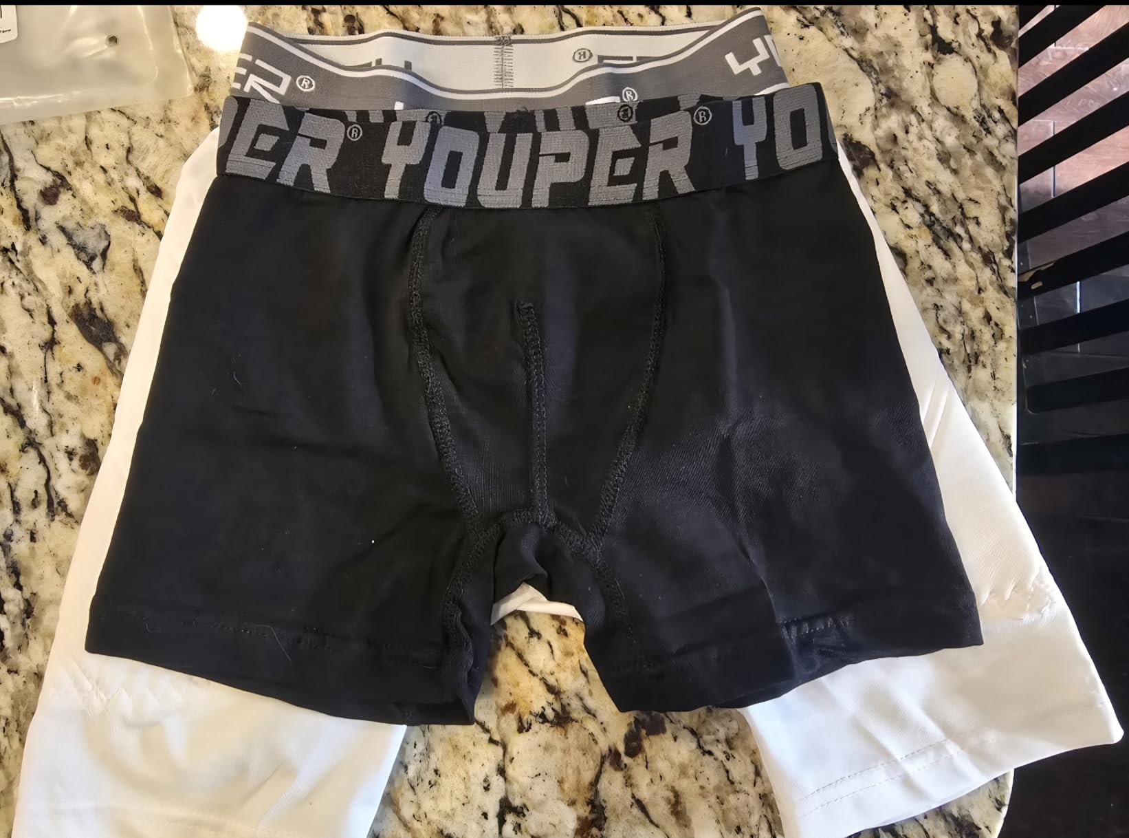 Youper 2 Pack Youth Brief with Soft Protective Athletic Cup, Youth Compression Underwear customer photo 1