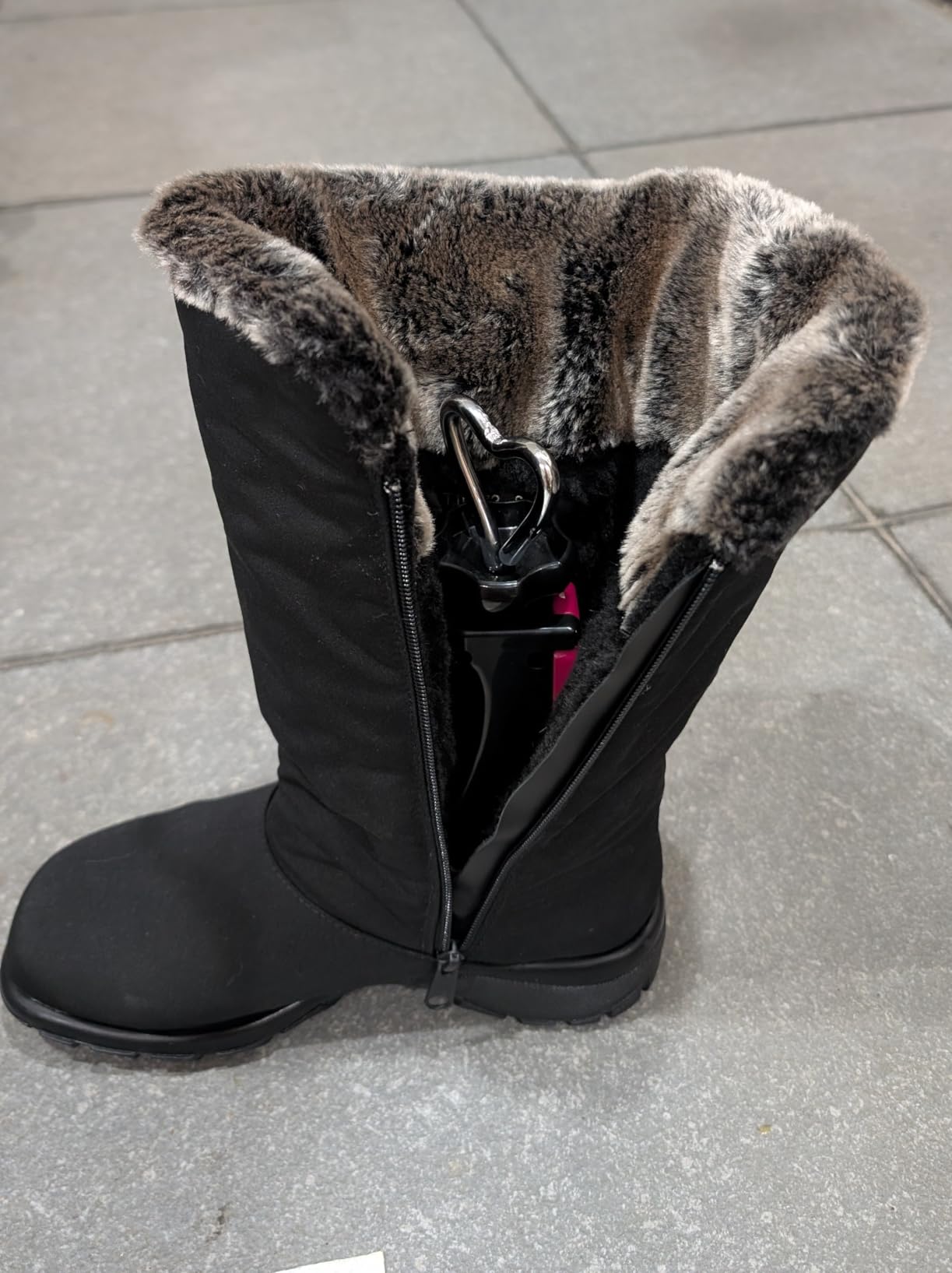 eachway Shoe Stretcher Women Men Professional Boot Stretcher Adjustable Width Length for Wide Feet (L (Wm's 11-14;men's 10-14) Grey1pcs) customer photo 1