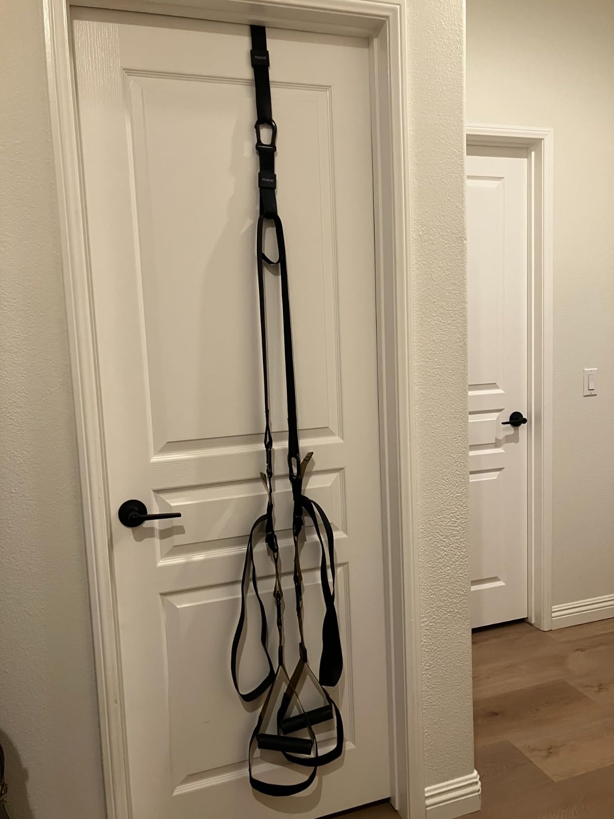Home Resistance Training Kit | Full-Body Workout with Suspension Trainer Straps, Door Anchor, Handles, and Carrying Bag | Complete Home Gym Equipment customer photo 1