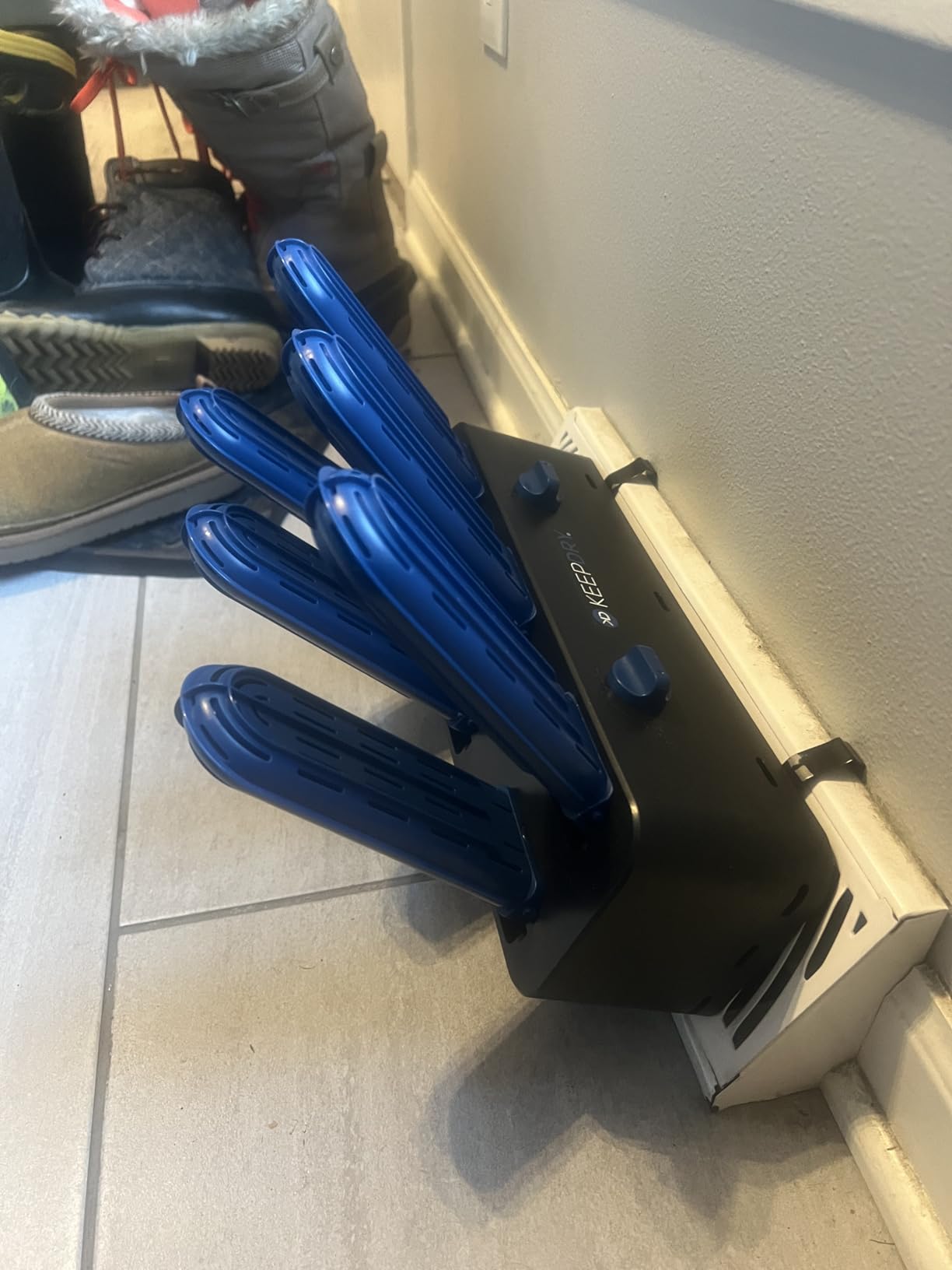 KeepDry Glove Dryer - Eco-Friendly Vent Drying Rack to Dry Gloves, Shoes, Hats, Socks & Boots - Safe, Non-Electric Dryer customer photo 2