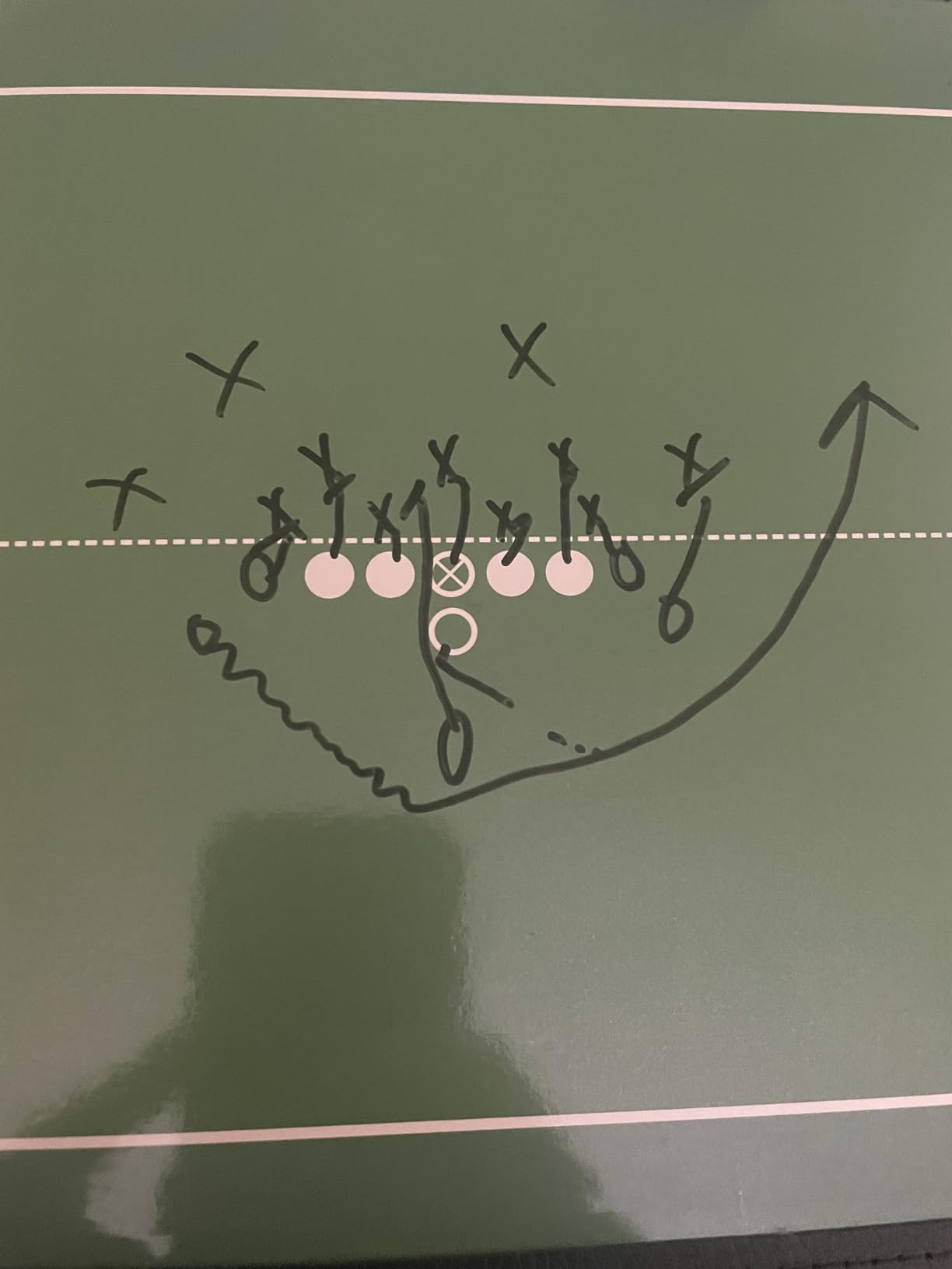 ZPU Dry Erase Coaching Board, Magnetic Coaches Clipboards, Portable Foldable Tactics Board with Dry Erase Marker Pen and Magnets - Basketball, Football, Soccer, Hockey customer photo 2