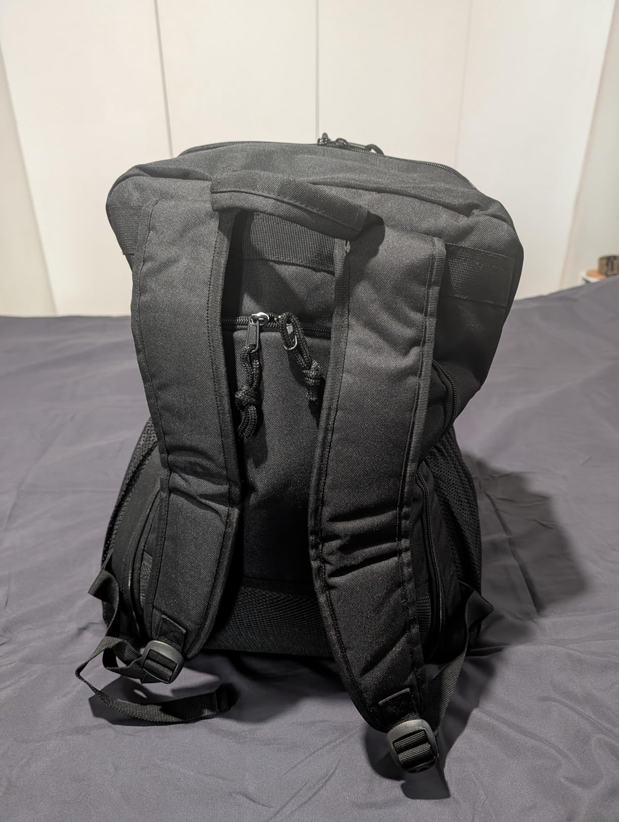 GOBUROS Skate Bag Fits Shoes Up to Us Mens 13, Roller Skate Backpack with Multi Accessory Pockets, Inline Skate Bag for Men And Women, Black customer photo 2