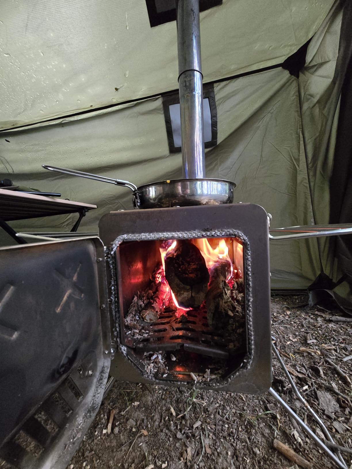 REDCAMP Large Hammock Hot Tent with Stove Jack, Waterproof & Windproof Winter Wall Tent with Snow Skirt, Ultralight 4 Season Tents for Camping, Hiking, Bushcraft, Backpacking, Hunting customer photo 2