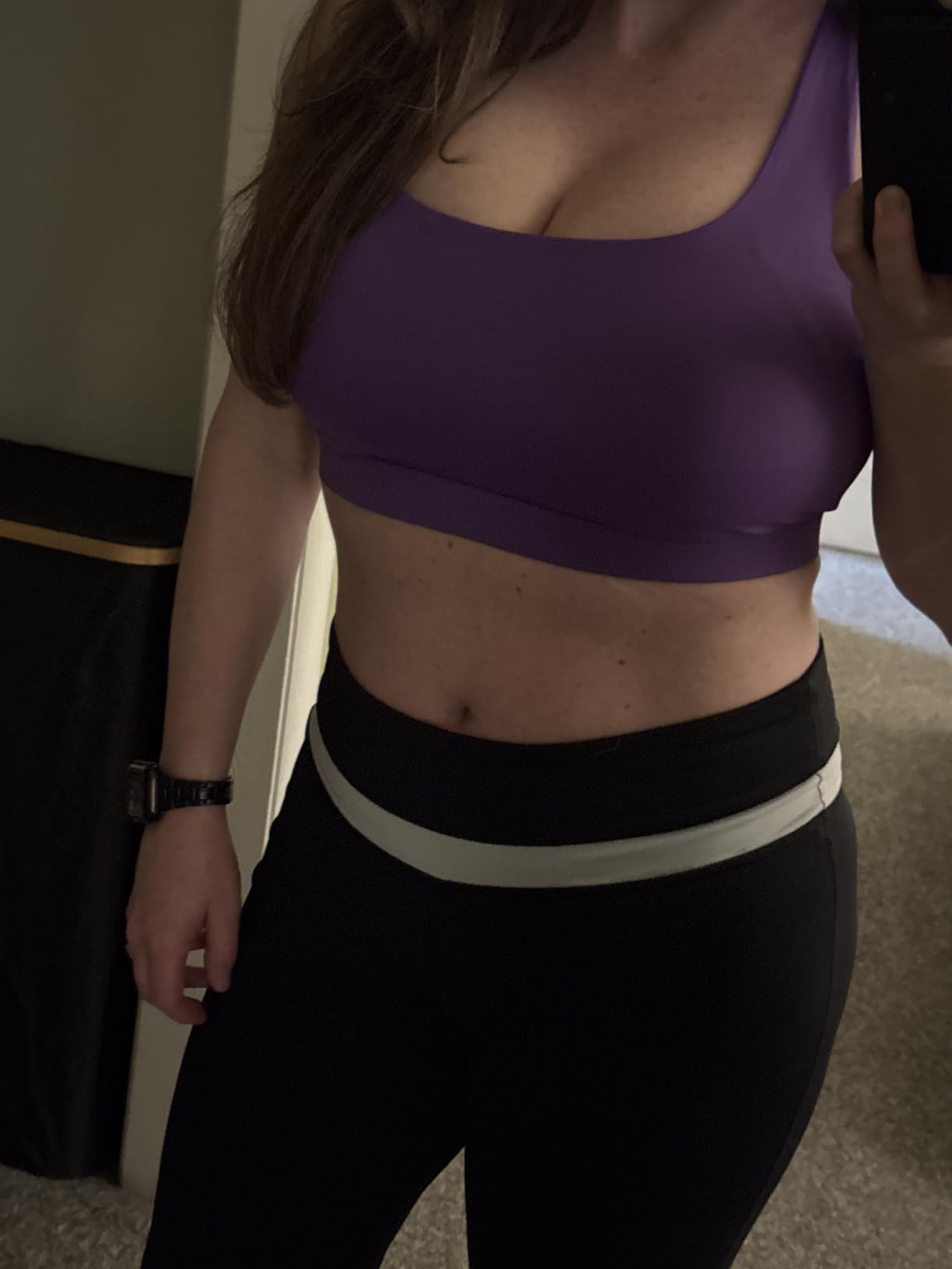 RUNNING GIRL Sports Bras for Women, Molded Cup High Impact Sports Bra Workout Bras for Women High Support Racerback customer photo 1