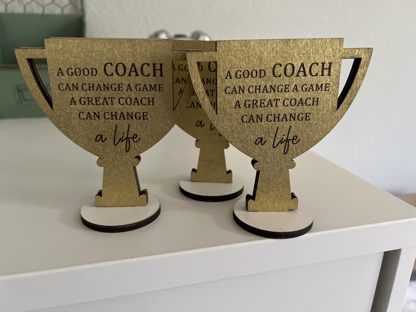 Vercraft 6 Pcs Coach Gift Card Holder Coach Appreciation Gifts for Men Women Wooden Trophy Shaped Card Sleeves Money Cash Holders Thanks Party Decor for Football Basketball Baseball Sports customer photo 1
