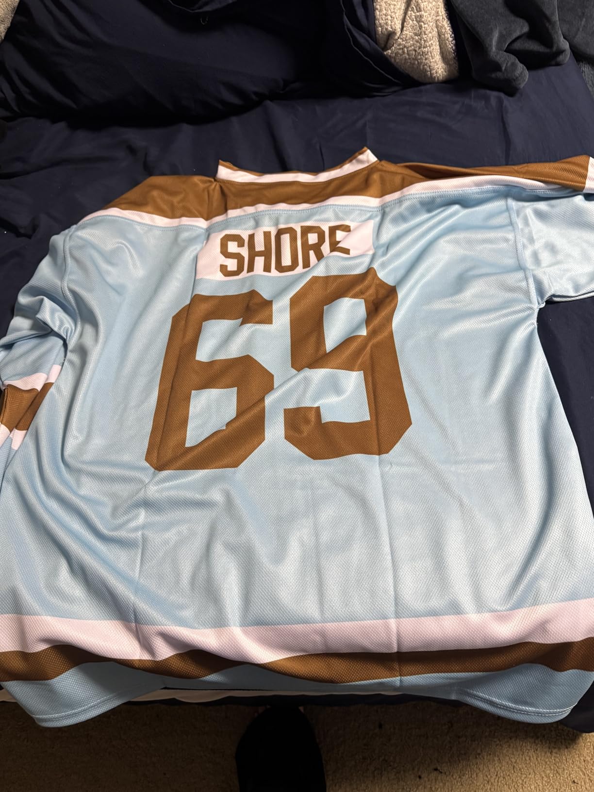 Shore 69 Sudbury Blueberry Bulldogs Adult Fan Hockey Jerseys customer photo 1