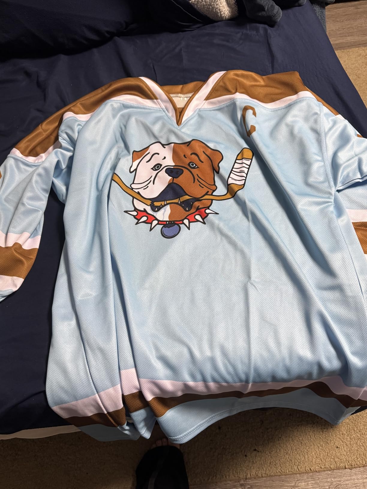 Shore 69 Sudbury Blueberry Bulldogs Adult Fan Hockey Jerseys customer photo 2