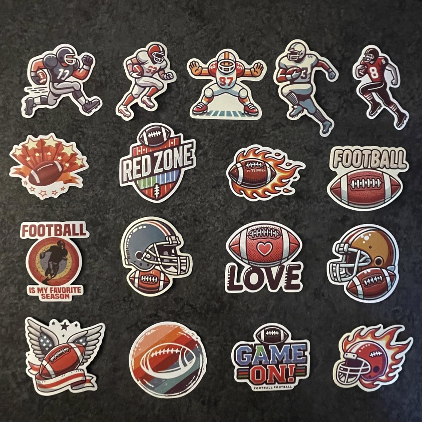 100 Pcs Hockey Stickers,Hockey Party Favors,Hockey Gifts for Boys 8-12,Waterproof Vinyl Stickers for Water Bottle Helmet Laptop Computer Skateboard customer photo 2