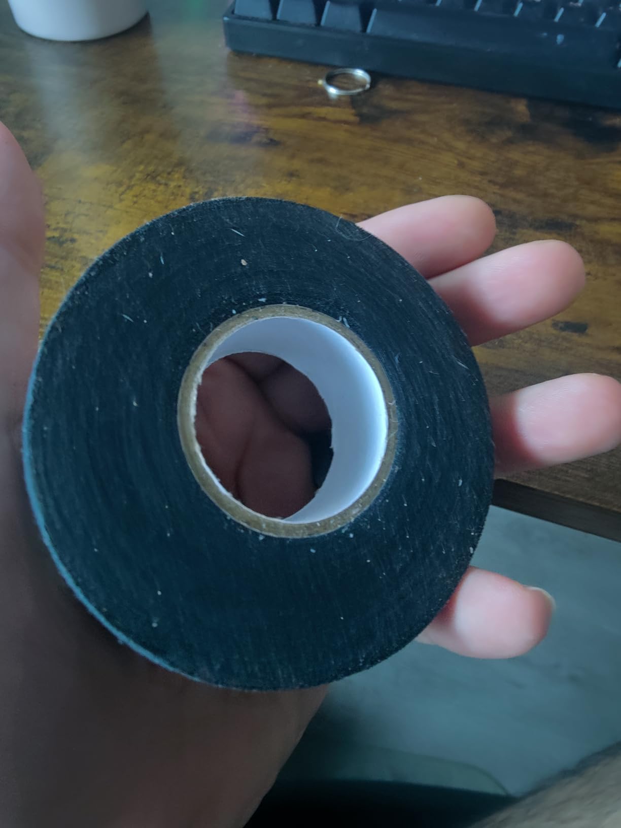 Guirnd Hockey Tape, 2 Roll Strong Adhesive Goon Tape, Hockey Clear Tape 1 Inch x 49.5 FT Each Roll, Hockey Stick Tape for Sports, Handles, Pullup Bars, Bats, Rackets, Tools customer photo 2