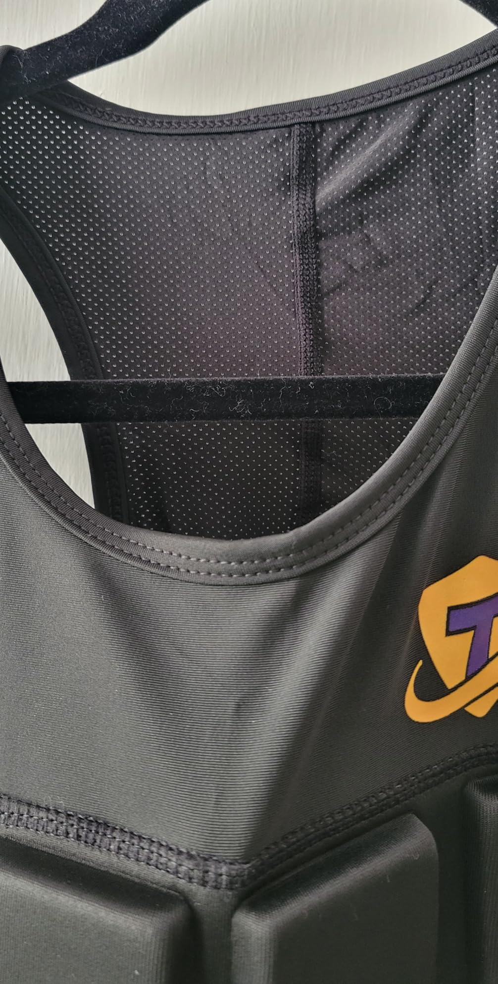 Impact Vest for Women Chest Protector Padded Compression Vest for Sports, Karate, Football, Breast and Rib Protection customer photo 2