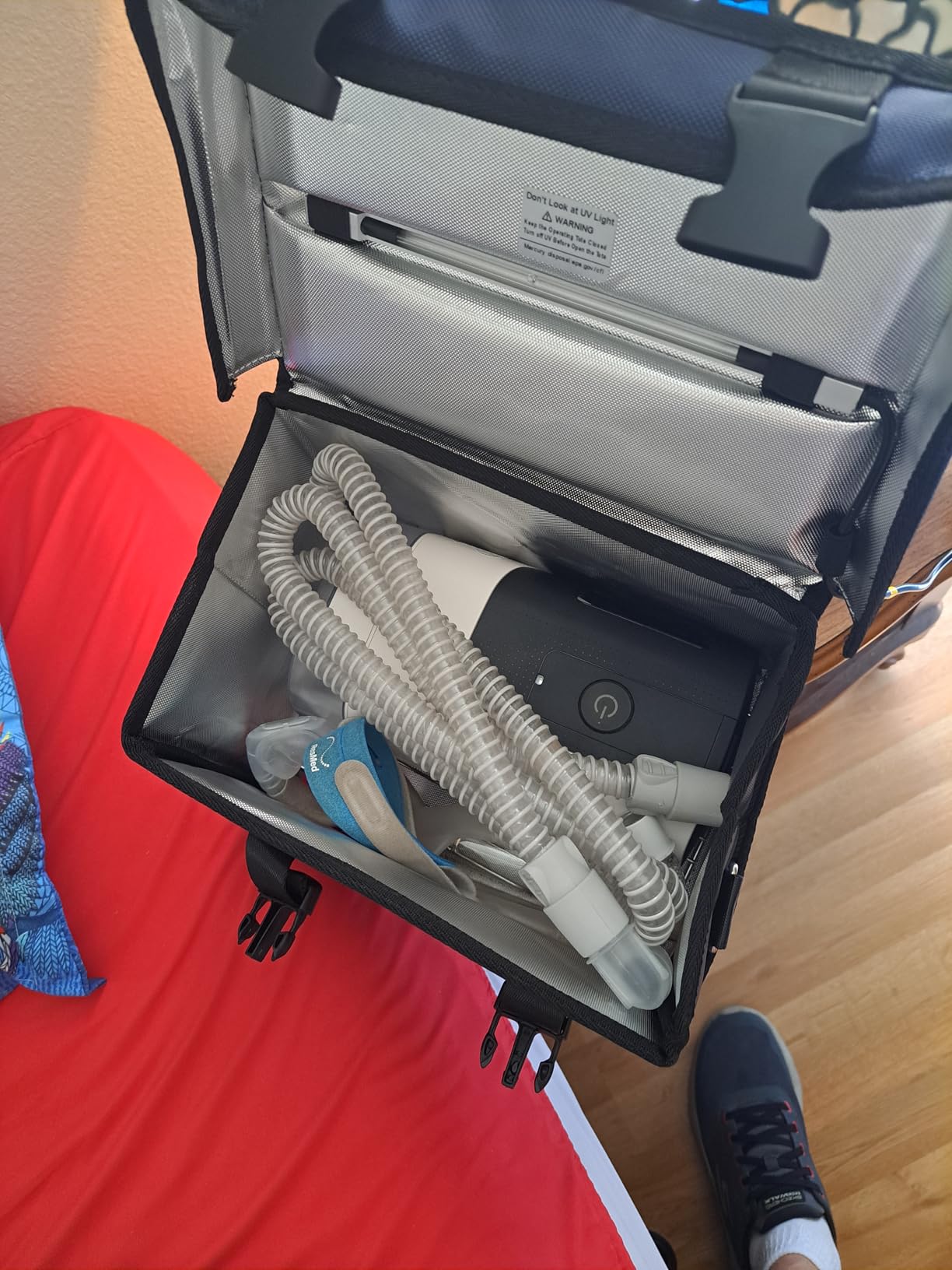 UV Sanitizer Box, 12L Ozone Portable Sanitizing and Cleaning Machine with 3-Level Timer, Foldable UV Cleaner Box for Toys, Mask, Towel, key Etc. Ozone UV Boxes customer photo 1