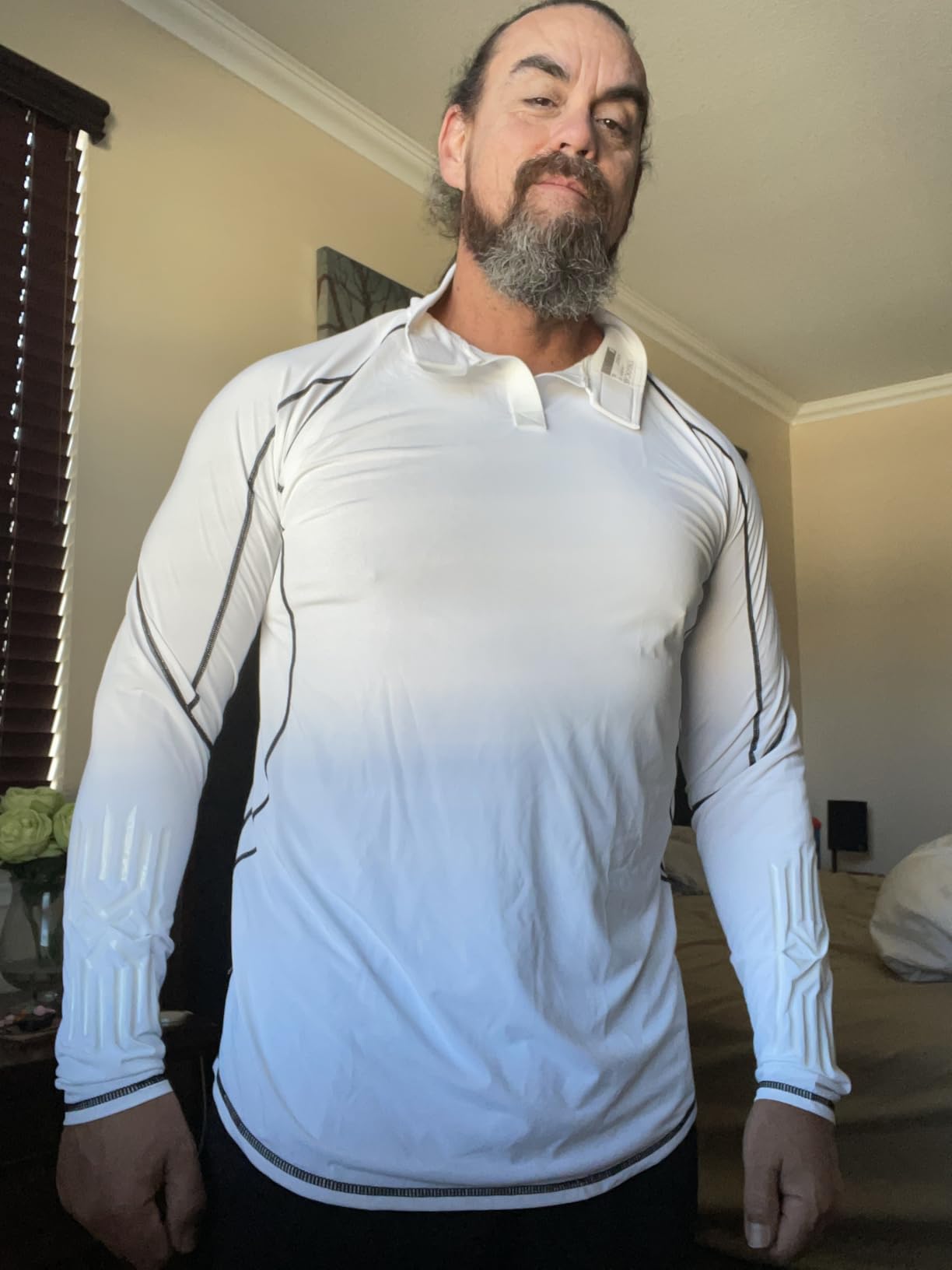 Hockey Shirt with Neck Guard for Mens and Boys customer photo 2