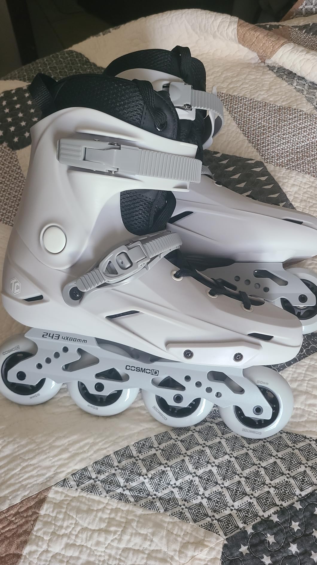 TC Inline Skates for Adults & Teens - Professional Roller Blades for Men & Women, Fitness & Recreation Skates, Grey, Size 4-13 customer photo 1