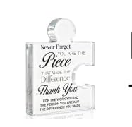 Team Thank You Appreciation Gifts for Coworkers Colleagues Employees, Teamwork Gift Best Teams Ever Gifts a Truly Amazing Team Is Hard to Find Acrylic Puzzle Piece Plaque Office Decor customer photo 1