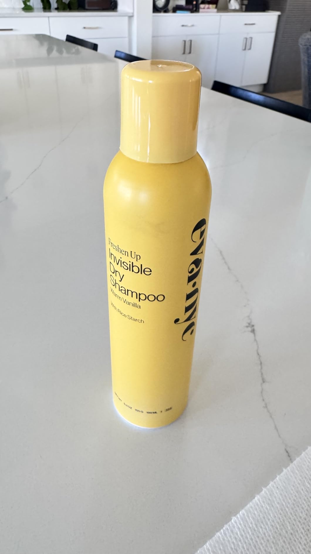 Eva NYC Invisible Dry Shampoo Spray - Oil-Absorbing, Removes Odor & No White Cast - Freshen Up Dry Shampoo For Women - For Light, Dark + Oily Hair - Warm Vanilla Scent - 5.3 oz customer photo 1