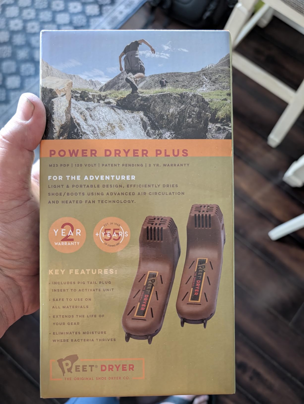 PEET, Power Plus Dryer, Lightweight & Portable Boot Dryer, Travel Shoe Dryer for Work Boots, Sneakers, Ski Boots, Cleats, Athletic Shoes customer photo 1