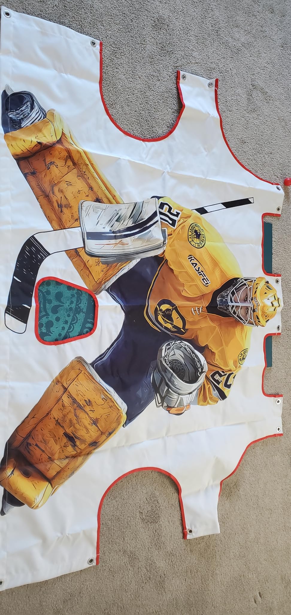 kasifei 6' x 4' Hockey Net Goalie Targets - Shooter Tutor - Hockey Goal Targets for Practicing Shooting Accuracy customer photo 1