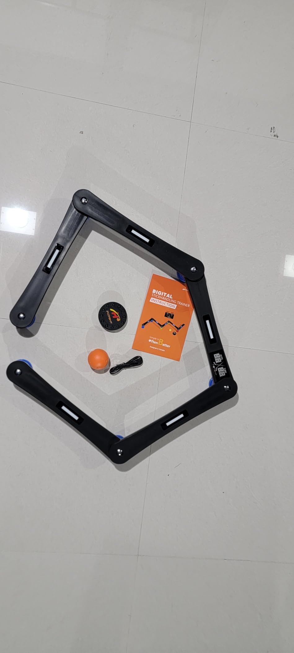 Potent Hockey Digital Stickhandling Trainer - Ultimate Hockey Puck Handling Trainer for Enhanced Hockey Skills Competition Performance | Premium Stickhandling Trainer for All Skill Levels customer photo 1