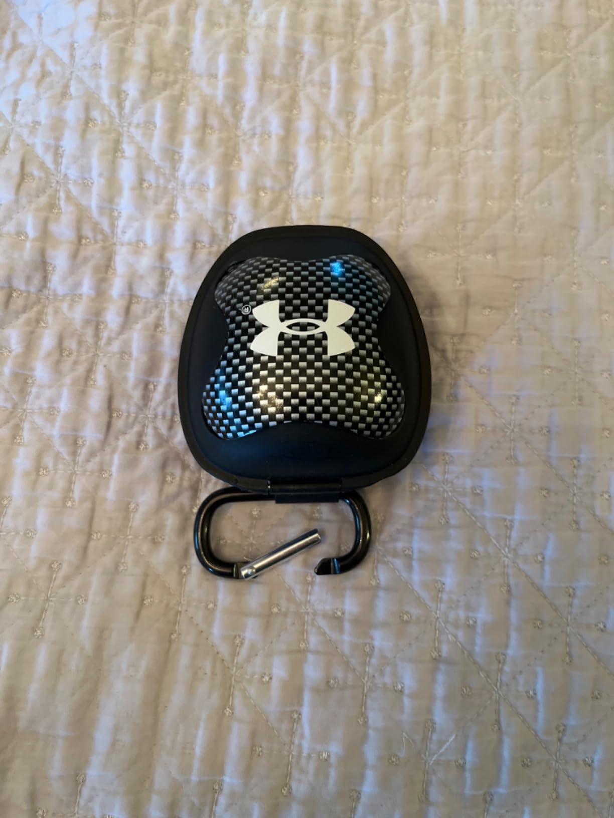 Under Armour Mouth Guard Case. Mouthguard Storage. Keep it Clean and Secure, Black, Adult customer photo 1