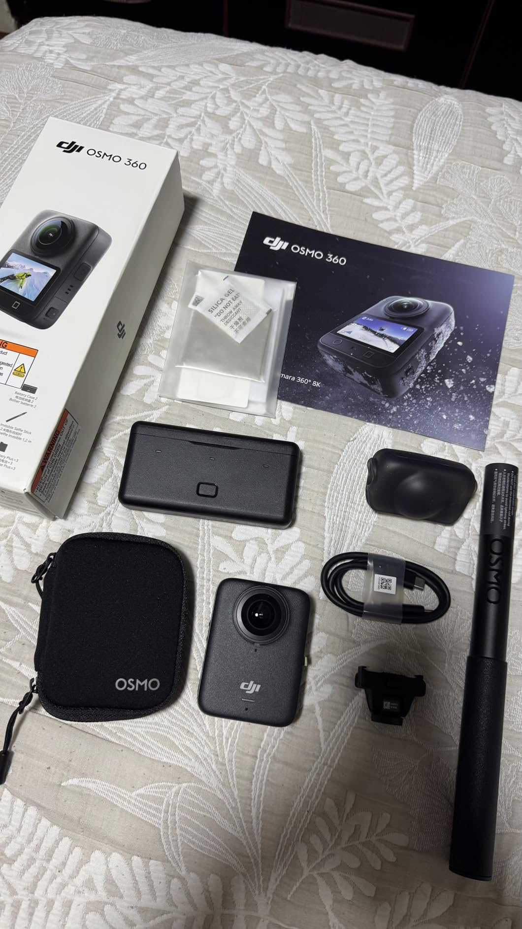 DJI Osmo 360 Camera Adventure Combo, Waterproof 360° Action Camera with 1-Inch 360° Imaging, Extended Battery Life with 3 Batteries, Native 8K 360° Video, 105GB Built-in Storage customer photo 1