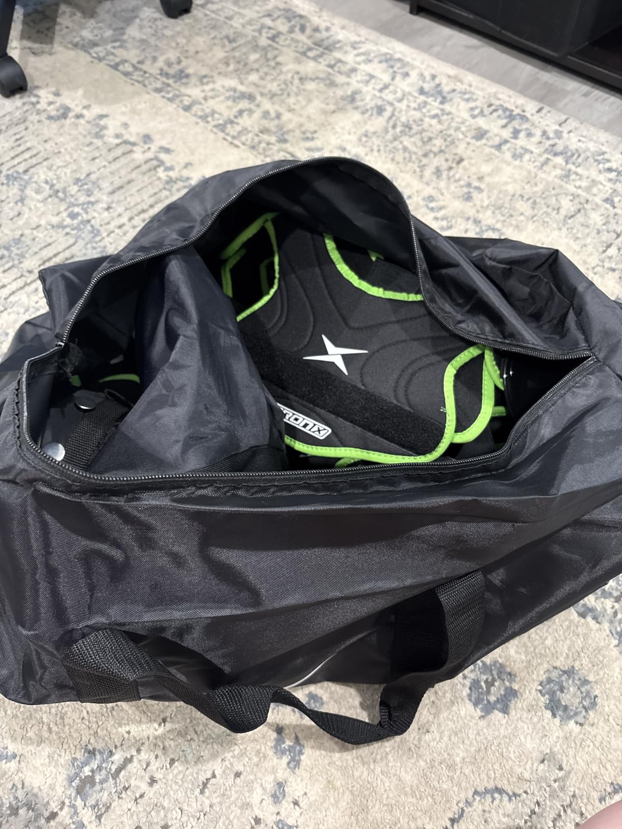 TronX Hockey Protective Gear Set - Ice Hockey Equipment with Bag - Youth Hockey Gear Kit- Shoulder, Elbow, Shin Pads, Gloves, Pants & Bag customer photo 2