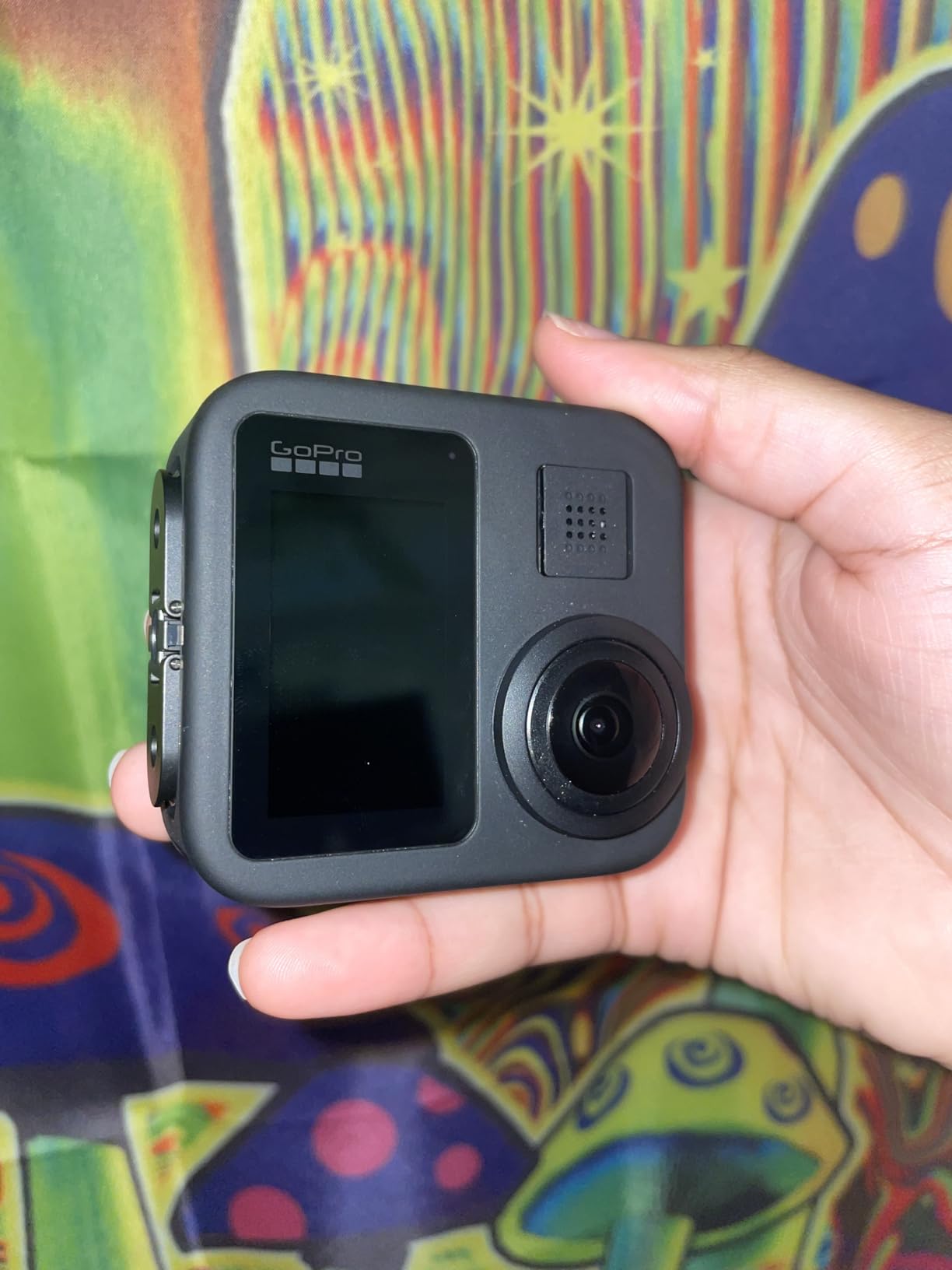 GoPro MAX - Waterproof 360 + Traditional Action Camera with Touch Screen Spherical 5.6K30 HD Video 16.6MP 360 Photos 1080p Live Streaming Stabilization customer photo 2