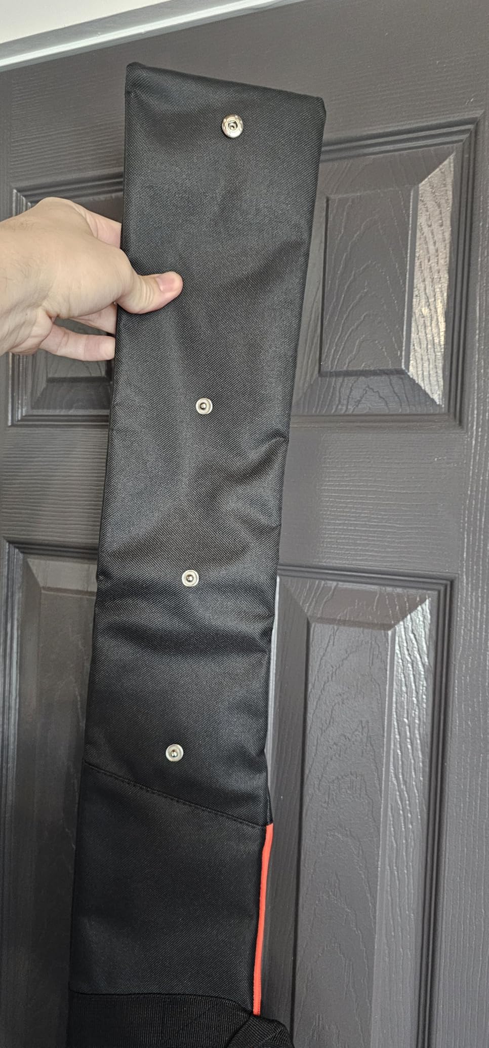 Ice Hockey Stick Bag for Travel - Premium Padded Adjustable Hockey Stick Travel Bag with Durable Zippers and Snaps and Name Card Slot customer photo 1